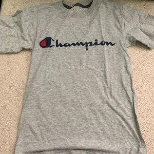 Gray champion shirt